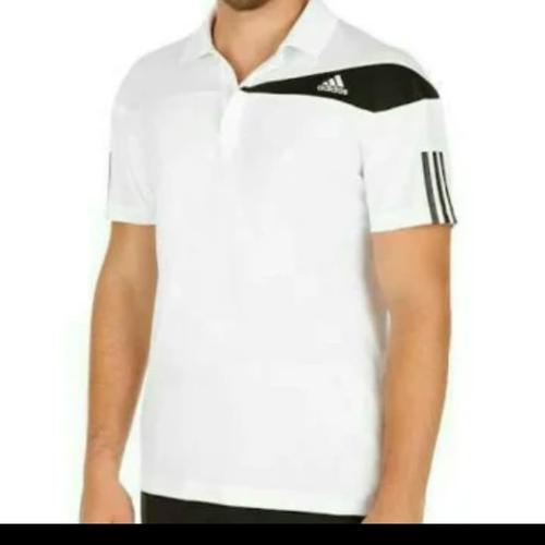 Kaos Kerah Tshirt T shirt Adidas white 
