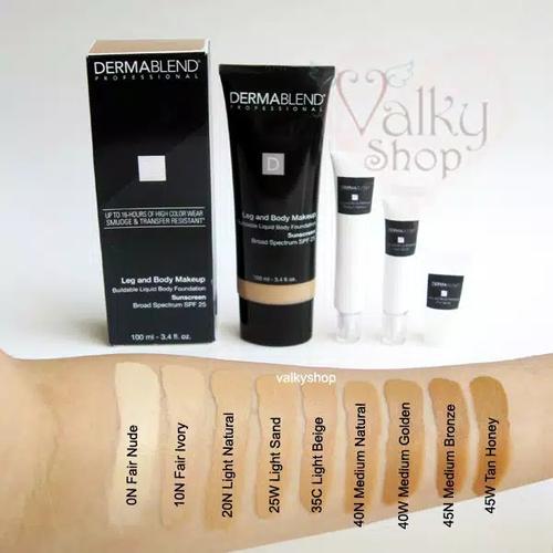 Foto Produk SHARE 5ml in Tube - DERMABLEND Leg and Body Makeup - 100% ORIGINAL - Fair Nude dari Valky Shop