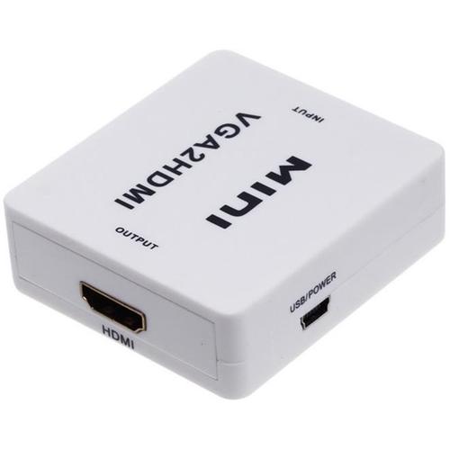 Gambar VGA to HDMI Converter with audio dari Amao Shop Jakarta Pusat Tokopedia