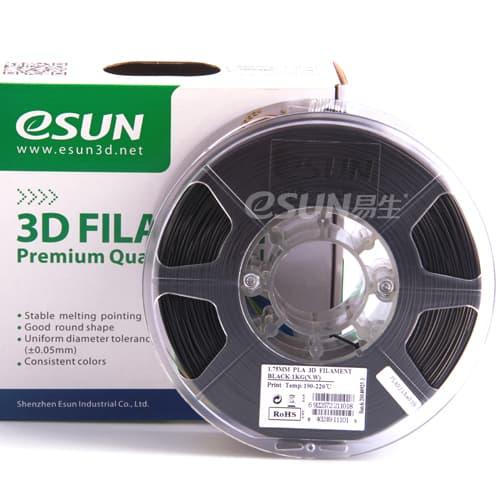 Foto Produk eSUN 3D Filament PLA+ 1.75mm Black dari 3D Zaiku Surabaya