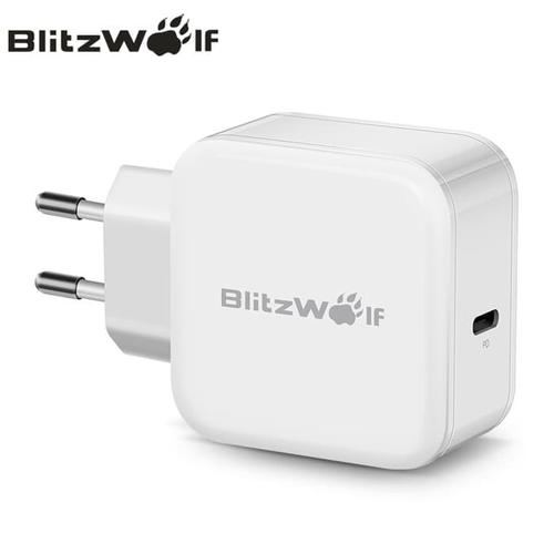 Foto Produk BlitzWolf BW-S10 USB Type-C Charger Travel Charger 30W Fast Charging - Putih dari Airo Indonesia