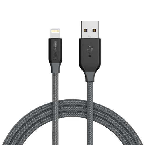 Foto Produk BlitzWolf BW-MF7/8 Ampcore iPhone Cable USB Lightning Cable Kabel - MF Tujuh Hitam dari Airo Indonesia