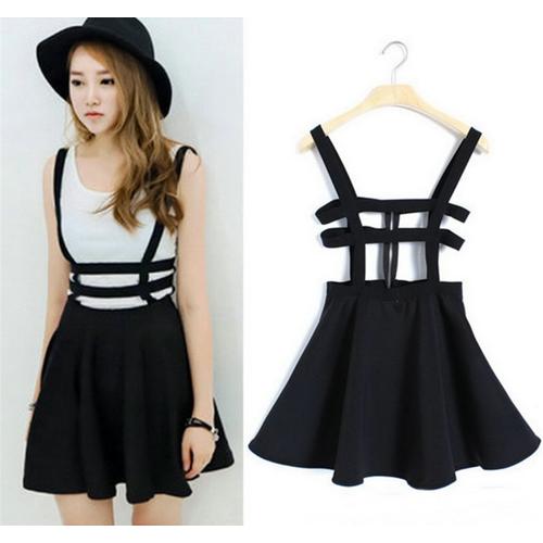 Foto Produk Women pleated suspender skirt dari Kusuma Fashionstore