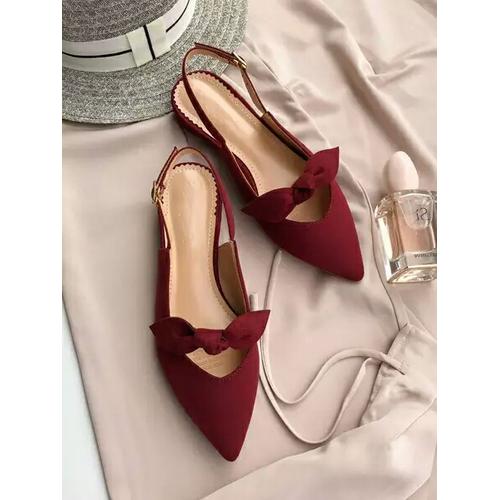 Foto Produk sepatu flatshoes wanita fs001 merah - Maroon, 36 dari pw_shop88