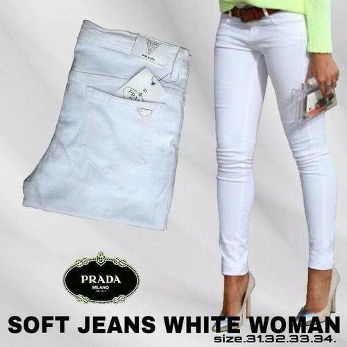 Jual Celana Jeans Prada Putih - Jakarta 