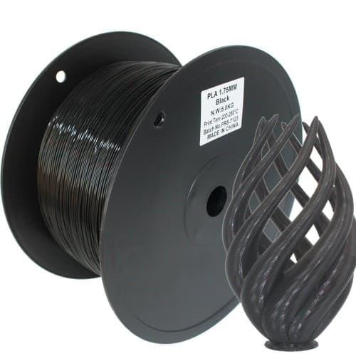 Foto Produk 3D Printer Filament PLA Berkualitas black dari 3D Zaiku Surabaya