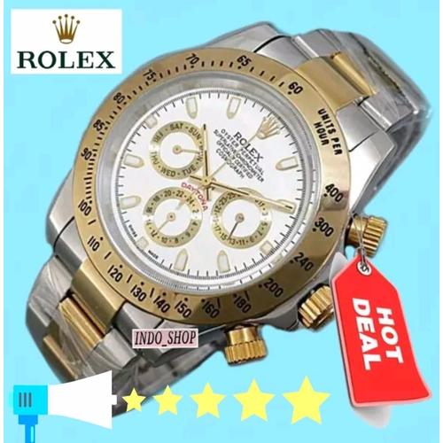 Jual Termurah Indo Shop Jam Tangan Rolex Daytona Otomatis Automatic Tanpa Jakarta Pusat Super Lengkap 
