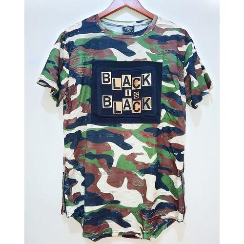 Kaos Atasan Danman Army T-Shirt Black 