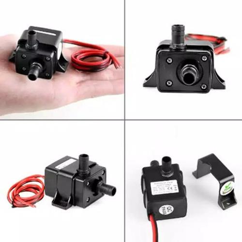 Gambar pompa mini pompa celup aquarium hidroponik DC 12v 240H/L dari GG outlet Jakarta Barat Tokopedia
