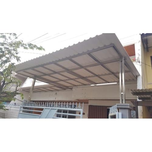 Jual Kanopi Minimalis Atap Galvalum Harga Murah Kab Bogor Canopy Minimalis Tokopedia