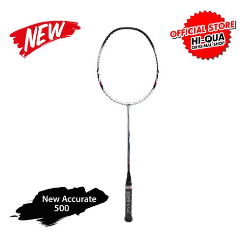 Foto Produk 32Lbs! Hi-Qua NEW ACCURATE Raket Badminton Karbon - Biru dari Hi-Qua Original Shop