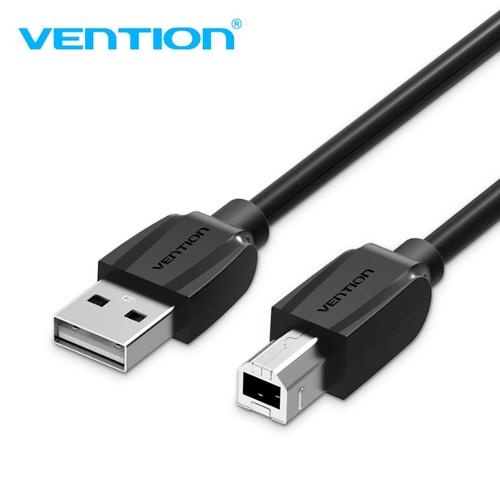 Foto Produk Vention A59 2M Kabel USB 2.0 Type A Male to B Male printer Black dari SinShe-Tekno