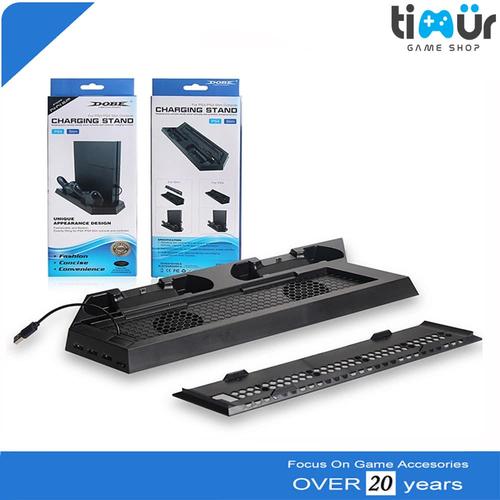 Foto Produk Kipas Vertical Cooling Fan PS4 Charging Stand Dock Fat Slim Dan Pro dari Timur Game Shop