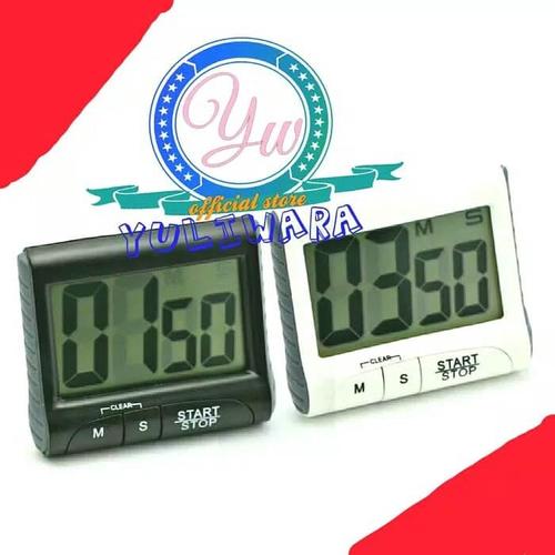 Foto Produk Timer Digital Masakan Meja Dapur Layar Besar LCD Display Alarm dari YULIWARA Olshop