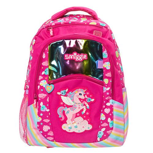 smiggle pink backpack