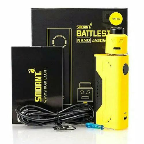 Foto Produk SMOANT BATTLESTAR NANO RDA KIT elektrical mod stater Kit Clone dari manurung acessories hp