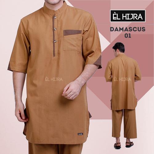 Foto Produk Setelan Kurta El Hijra Damascus - Cokelat Muda, XXL dari Hizam Store