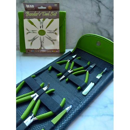 Foto Produk Tang Set Beadsmith Fashion Color Plier Set & Clutch Olive dari Studio Manik