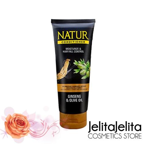 Foto Produk Natur Conditioner Ginseng & Olive Oil Untuk Rambut Rontok dari JelitaJelita
