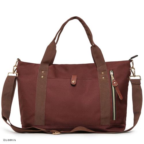 Foto Produk Tas Kerja Wanita Eloria Casual Series - Brown Syrup / Cokelat Tua dari Eloria New York