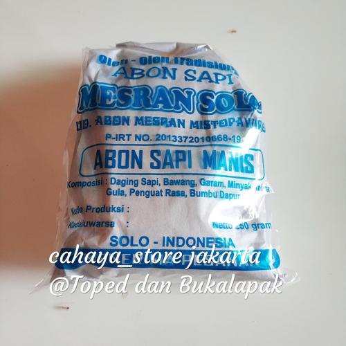 Foto Produk Abon Sapi Manis Mesran Solo Original dari cahayastore Jakarta