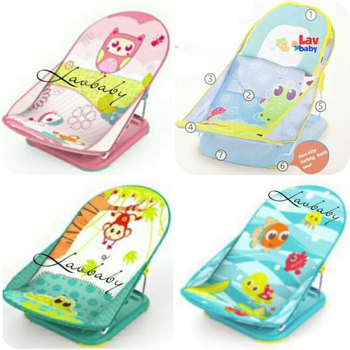 Foto Produk Mastela Deluxe baby Bather / tempat mandi bayi - CROCS - BLUE dari Lavbaby