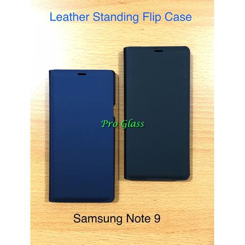 Foto Produk Samsung Note 9 Premium Leather Flip Case Cover Leather Standing View dari Pro Glass