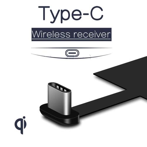 Gambar Qi wireless receiver type c charger android konektor dari SMARTSHOP 727 Jakarta Barat Tokopedia