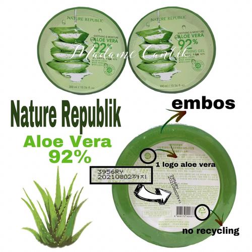 Foto Produk ( ADA EMBOS ) NATURE REPUBLIC ALOE VERA SOOTHING GEL 300 ML dari MADAME CANTIK