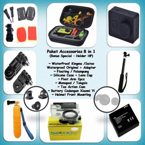 Foto Produk Paket Aksesoris Lengkap Xiaomi Yi Action Camera Bisa Request Isi Paket dari Baper Shopku
