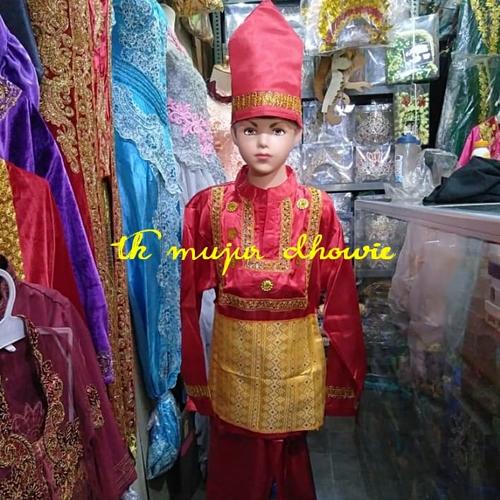 Foto Produk baju adat banjar melayu anak laki untuk karnaval dari toko mujur dhowie