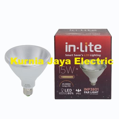 Foto Produk Lampu Inlite Par 38 Light LED 15W INP3801 Warm White / Kuning dari Kurnia Jaya Electric