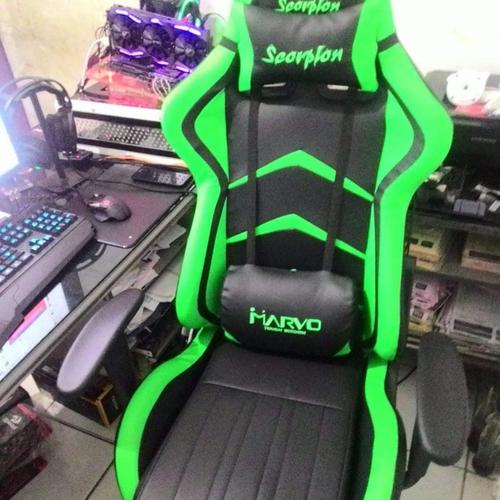 Jual kursi gaming marvo - Navy - Kota Samarinda - smartech systems