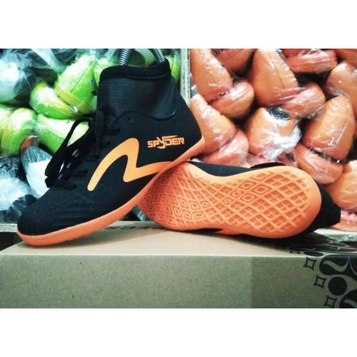 Foto Produk Sepatu Olahraga Futsal Anak Specs Spyder High Hitam List Oren GradeOri dari WNG Store
