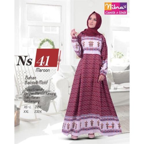 Foto Produk GAMIS NIBRAS DEWASA NS 41 WARNA NAVY MURAH BERKUALITAS,TERBATAS - Maroon, XS dari Butik Carissa