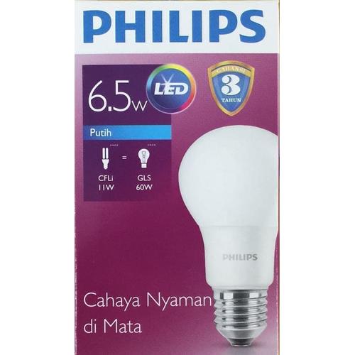 Foto Produk Lampu LED Bulb PHILIPS 6.5W dari Natz
