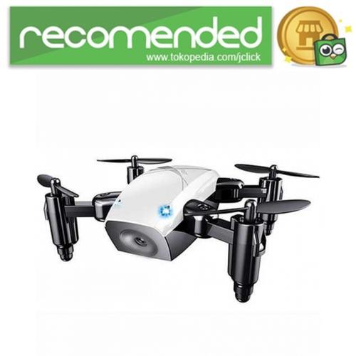 Foto Produk Quadcopter Drone Mini Pocket Foldable - S9 - Putih dari JClick