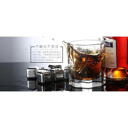 Foto Produk 1337 Original REMAX Stainless Steel Reusable Ice Cube (8pcs) dari VIANEL COLLECTION
