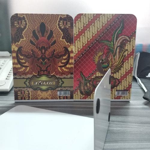 Jual Endbook/pembatas buku BATIK Indonesia /book end besi - Jakarta