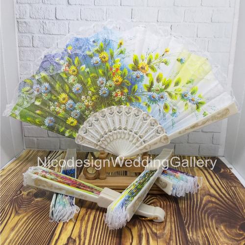 Foto Produk Souvenir Pernikahan - Kipas Spanyol Tangkai Putih dari NICODESIGN
