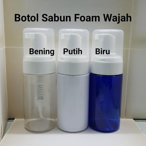 Foto Produk Botol Sabun Foam Wajah uk 100ml - Biru dari Alyssa Cute Hair Stuff