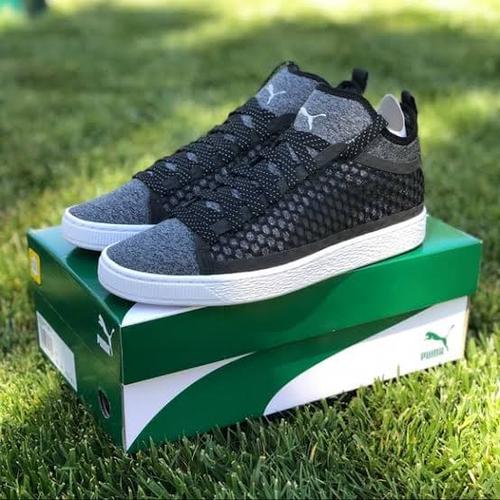 puma suede in black