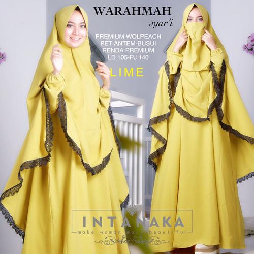 Foto Produk Warrahmah set syar'i ori intanaka dari Rumah Busana A'yun