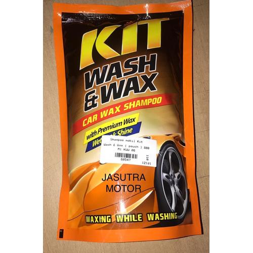 Foto Produk Shampoo mobil Kit Wash & Wax bungkus isi ulang ) 800 Ml 60547 dari Jasutra motor