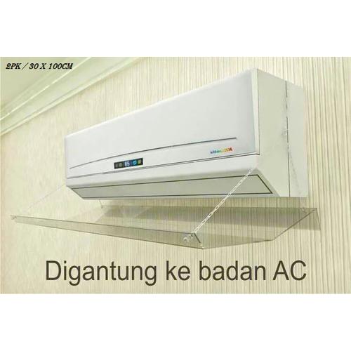 Foto Produk PENAHAN HEMBUSAN AC / TALANG AC 2pk / Air Screen Cover Reflektor 100cm - AC 2PK PLUS DUS dari Grosirkasimura