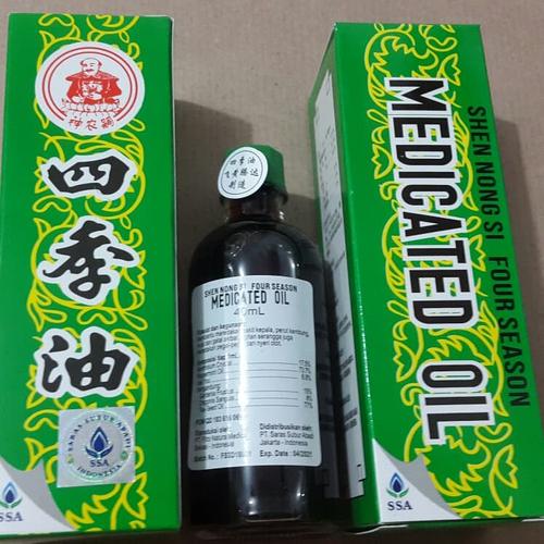 Jual Four Season Medicated Oil 40 ml / Medicated Oil 40 ml Jakarta Pusat To. Murni Tokopedia