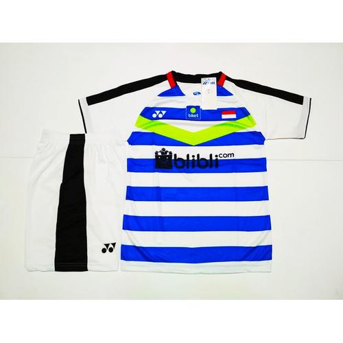 Foto Produk SETELAN BADMINTON / BULUTANGKIS Yonex Y.34 (White Blue) dari Gudang-Sporty