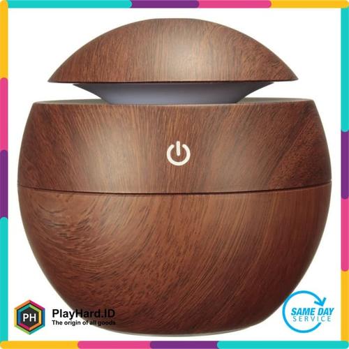 Foto Produk Aromatherapy Air Humidifier Desain Kayu - Kuning dari PlayHardID