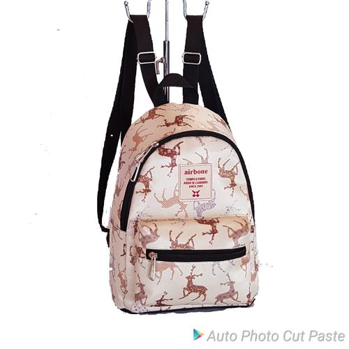 Foto Produk tas ransel ori motif paris/tas mini ori/tas kecil airbone/tas ransel - Merah Muda dari TAS AIR BONE
