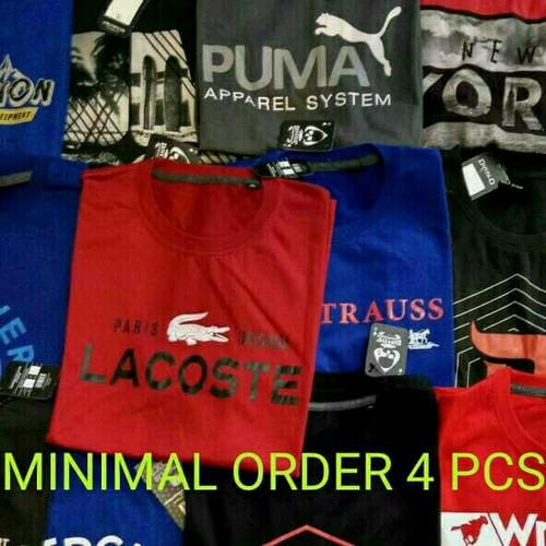 Foto Produk Grosir Kaos Distro Super Murah Min 4 Pcs (Size XL) dari Grosir Kaos Bandung